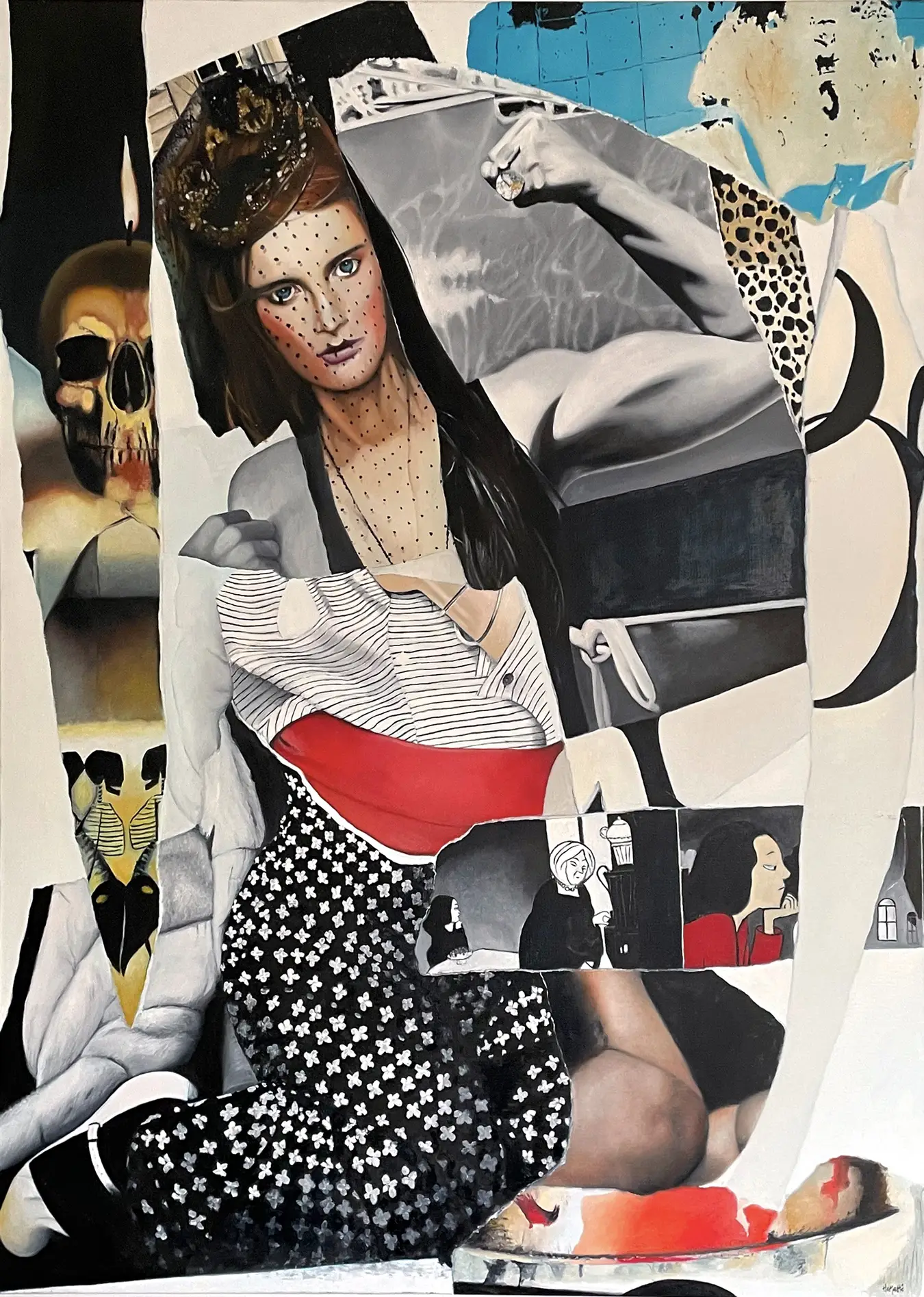 peinture à l'huile "subliminal" - carrousel page accueil