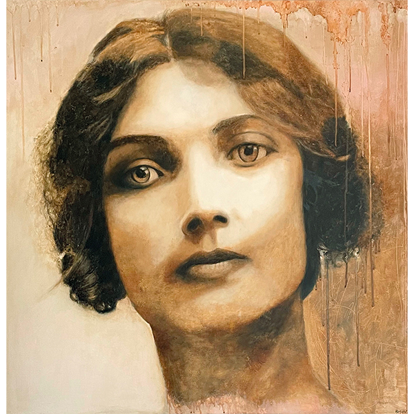 peinture à l'acrylique et à la chicorée de Teresa Wilms Montt